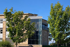 Gateway Building in July sunshine